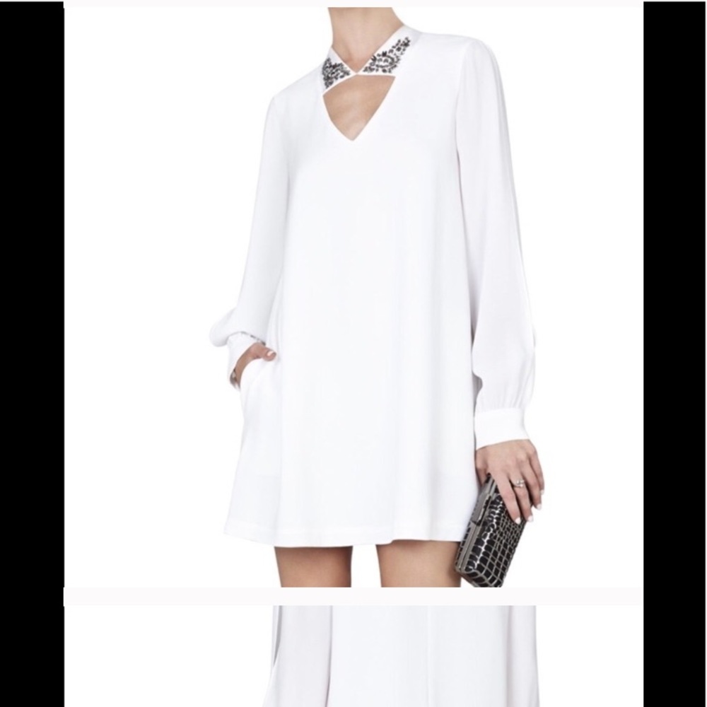 Bcbg white dress size xxs